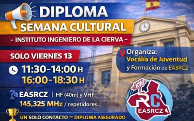 Diploma Semana Cultural – Instituto Ingeniero de la Cierva, 2025