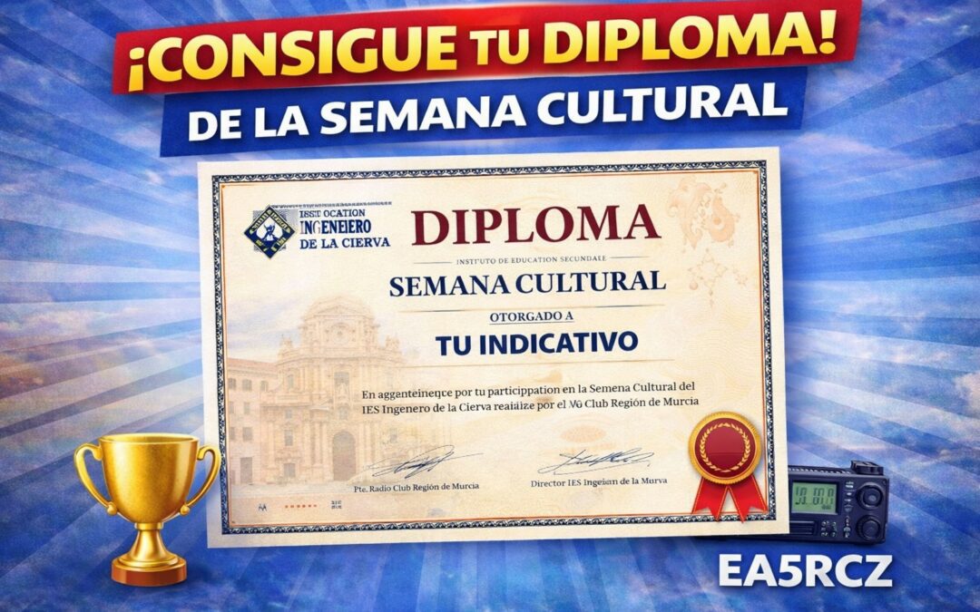 CONSIGUE TU DIPLOMA DE LA SEMANA CULTURAL