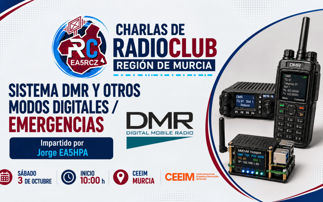 Charla: Sistema DMR y otros modos digitales / Emergencias